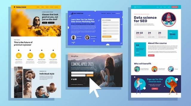Khách hàng nên lựa chọn loại landing page phù hợp với mục đích